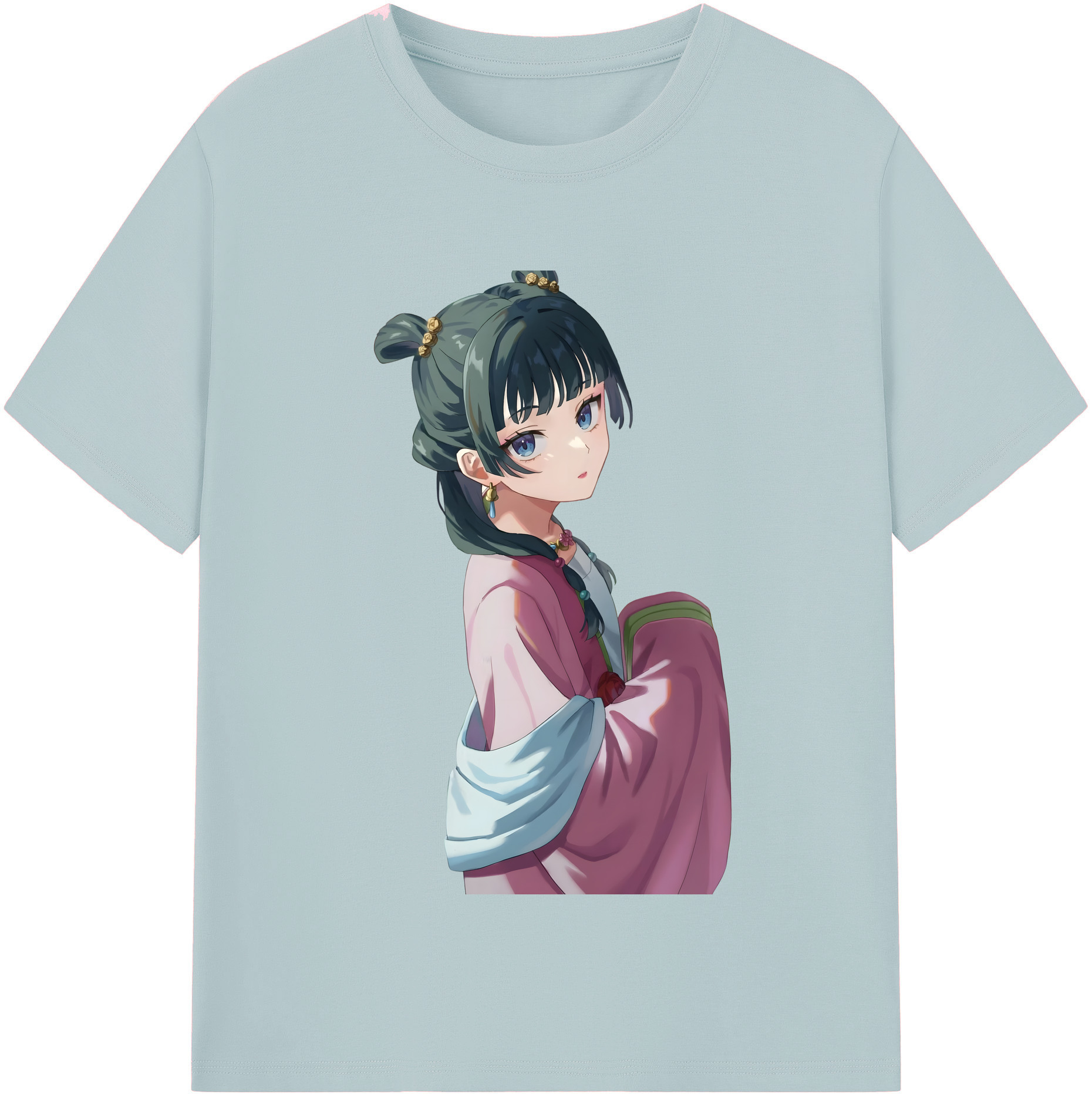 （画像用） 薬屋のひとりごと The Apothecary Diaries 綿100％半袖Tシャツ（フロントプリント）